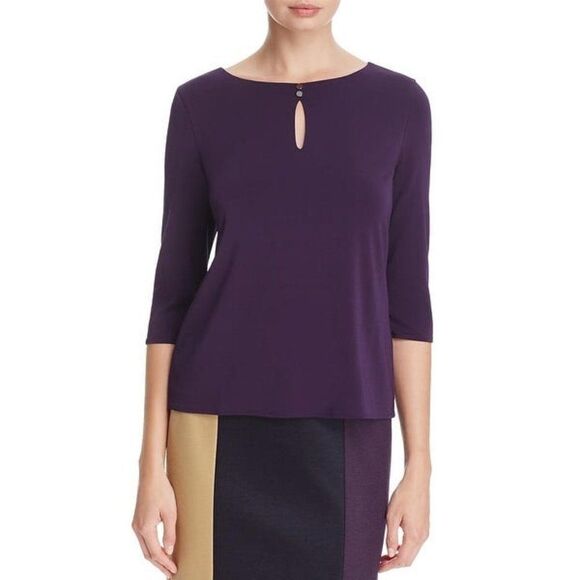 BOSS Epina Purple Top sz Small. - Picture 1 of 7